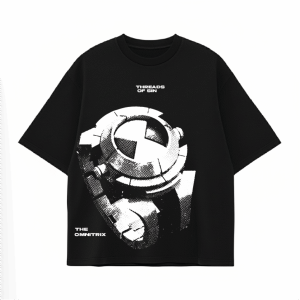 THREADS OF SIN - OMNITRIX OVERSIZED T-SHIRT