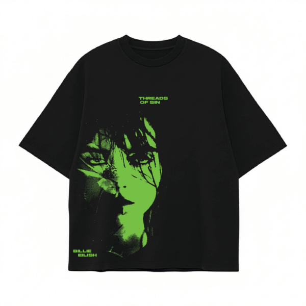 THREADS OF SIN - BILLIE EILISH OVERSIZED T-SHIRT