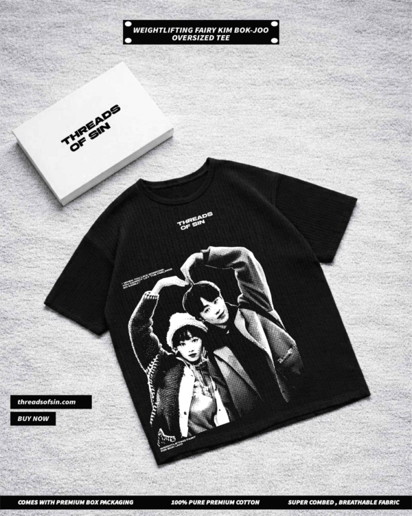 THREADS OF SIN - WEIGHTLIFTING FAIRY KIM BOK-JOO OVERSIZED T-SHIRT