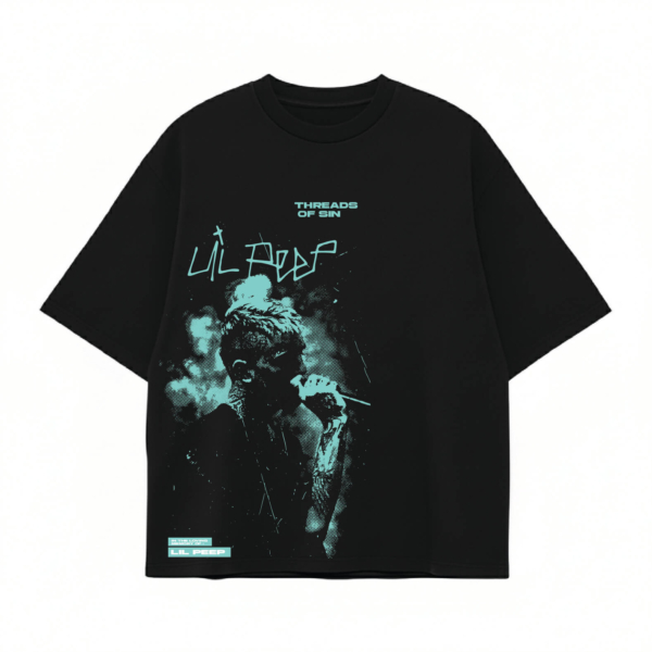 THREADS OF SIN - LIL PEEP OVERSIZED T-SHIRT