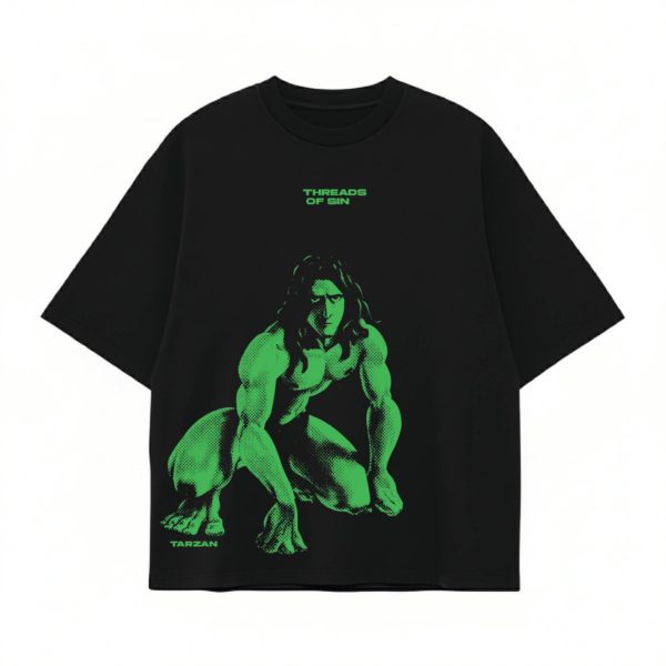THREADS OF SIN - TARZAN OVERSIZED T-SHIRT
