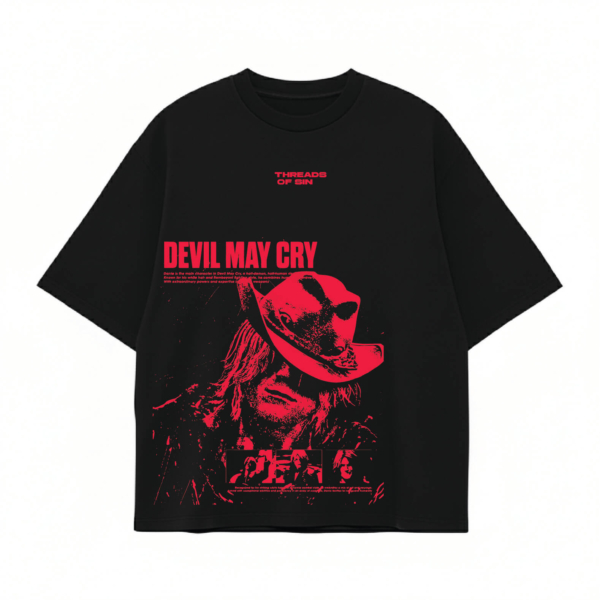 THREADS OF SIN - DEVIL MAY CRY OVERSIZED T-SHIRT