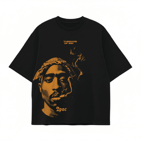 THREADS OF SIN - 2PAC OVERSIZED T-SHIRT