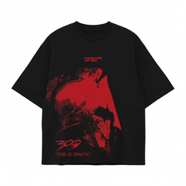 THREADS OF SIN - 300 OVERSIZED T-SHIRT