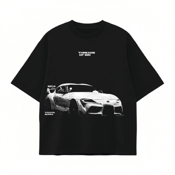 THREADS OF SIN - TOYOTA SUPRA MK14 OVERSIZED T-SHIRT