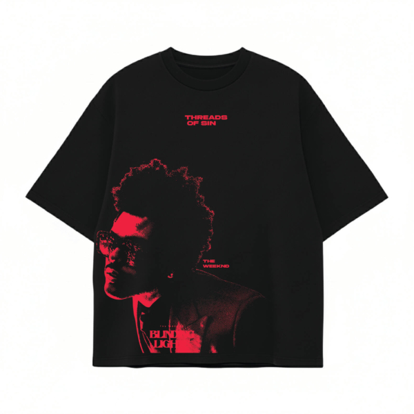 THREADS OF SIN - THE WEEKND OVERSIZED -TSHIRT