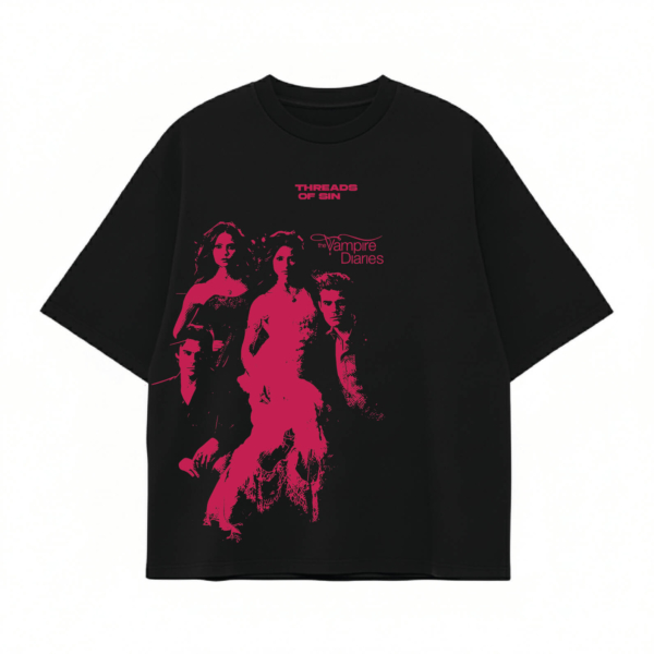 THREADS OF SIN - THE VAMPIRE DIARIES OVERSIZED T-SHIRT