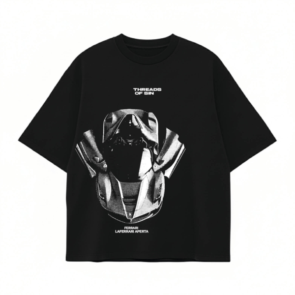 THREADS OF SIN - LAFERRARI APERTA OVERSIZED T-SHIRT