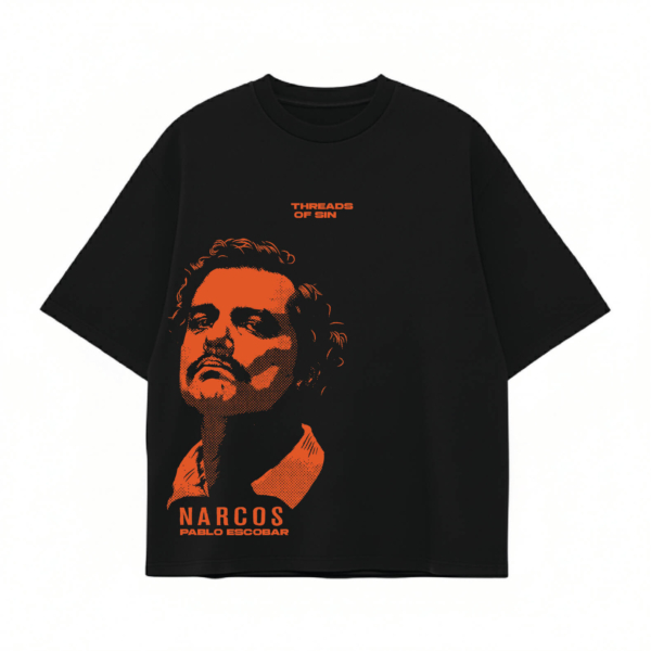 THREADS OF SIN - NARCOS OVERSIZED T-SHIRT