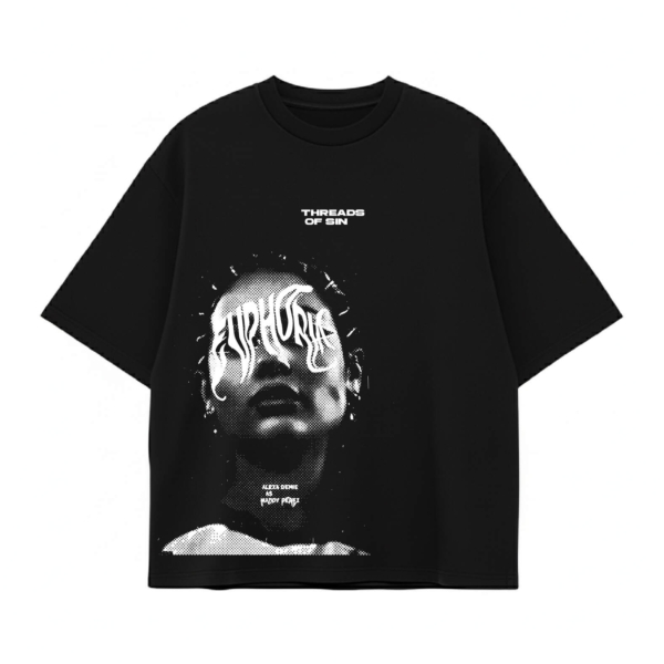 THREADS OF SIN - EUPHORIA OVERSIZED T-SHIRT