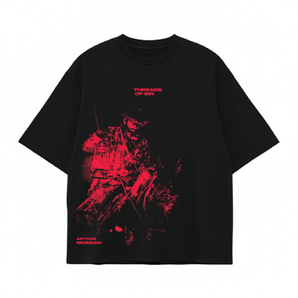 THREADS OF SIN - RED DEAD REDEMPTION OVERSIZED T-SHIRT