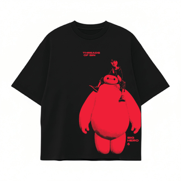 THREADS OF SIN - BIG HERO 6 OVERSIZED T-SHIRT