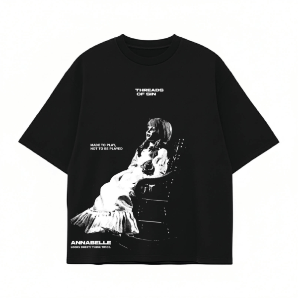 THREADS OF SIN - ANNABELLE OVERSIZED T-SHIRT