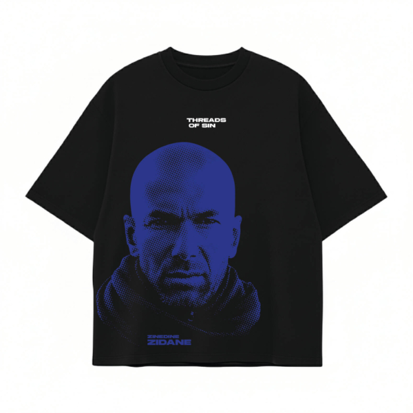 THREADS OF SIN - ZINEDINE ZIDANE OVERSIZED T-SHIRT