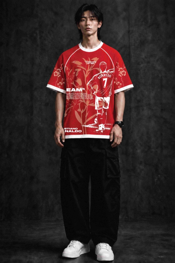 CRISTIANO RONALDO - DREAM | FLORAL OVERSIZED JERSEY