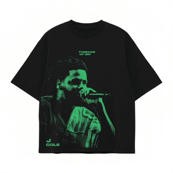 THREADS OF SIN - J COLE OVERSIZED T-SHIRT