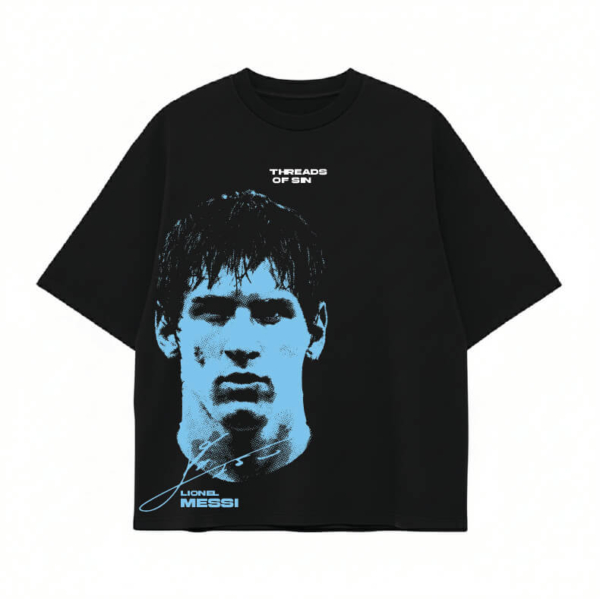 THREADS OF SIN - LIONEL MESSI OVERSIZED T-SHIRT