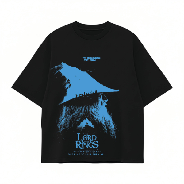 THREADS OF SIN - LORD OF THE RINGS OVERSIZED T-SHIRT