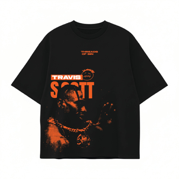 THREADS OF SIN - TRAVIS SCOTT OVERSIZED T-SHIRT
