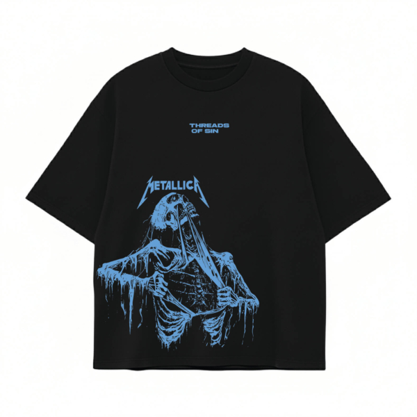 THREADS OF SIN - METALLICA OVERSIZED T-SHIRT