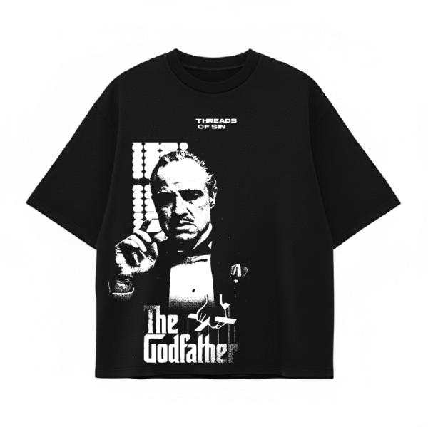 THREADS OF SIN - THE GODFATHER OVERSIZED T-SHIRT