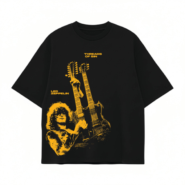 THREADS OF SIN - LED ZEPPELIN OVERSIZED T-SHIRT