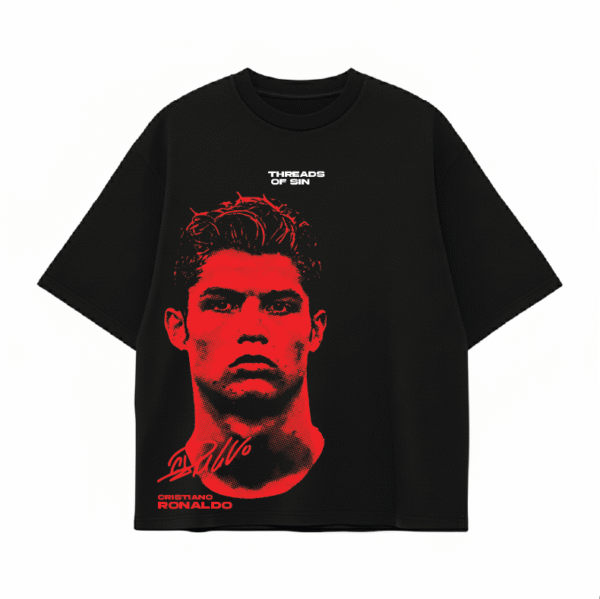 THREADS OF SIN - CRISTIANO RONALDO OVERSIZED T-SHIRT