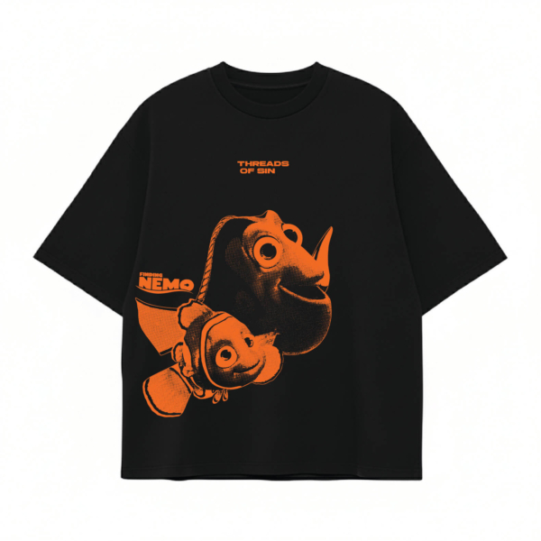 THREADS OF SIN - FINDING NEMO OVERSIZED T-SHIRT