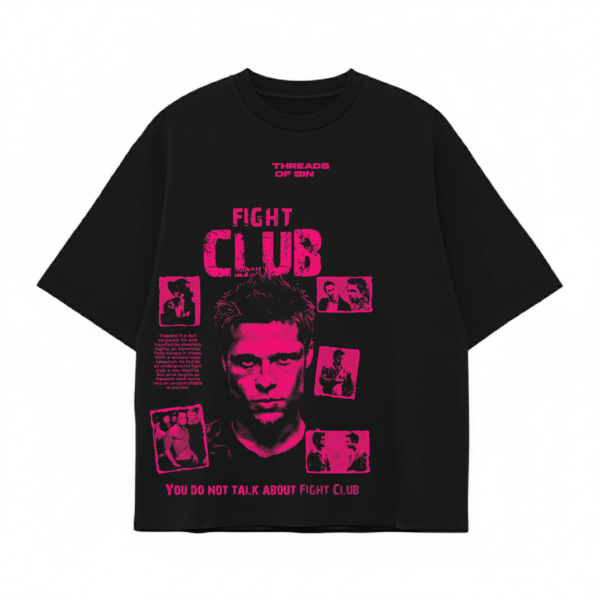 THREADS OF SIN - FIGHT CLUB OVERSIZED T-SHIRT