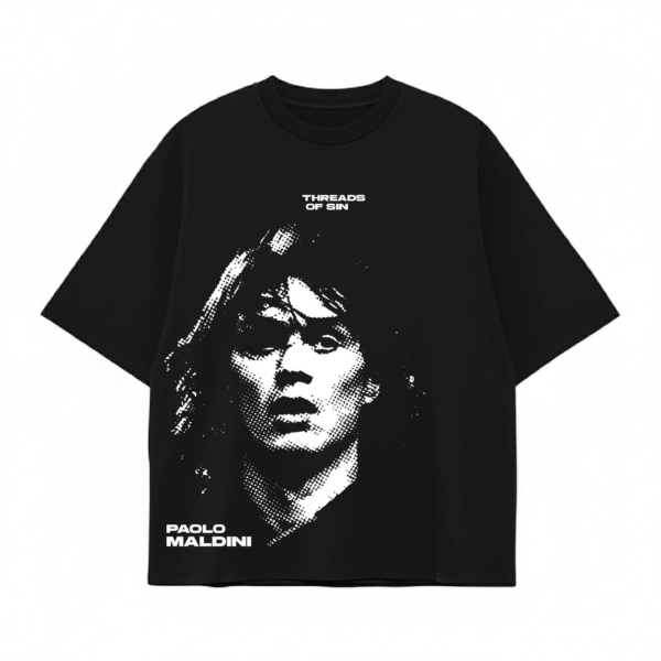 THREADS OF SIN - PAOLO MALDINI OVERSIZED T-SHIRT