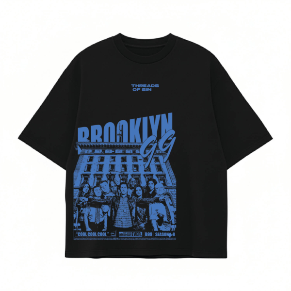 THREADS OF SIN - BROOKLYN NINE-NINE OVERSIZED T-SHIRT