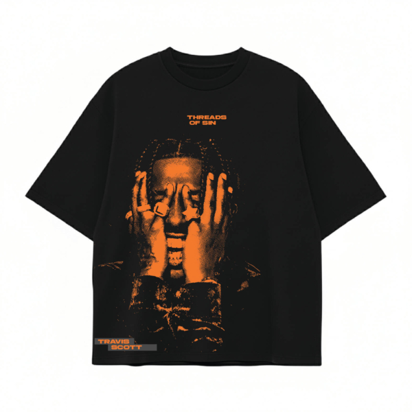 THREADS OF SIN - TRAVIS SCOTT OVERSIZED T-SHIRT