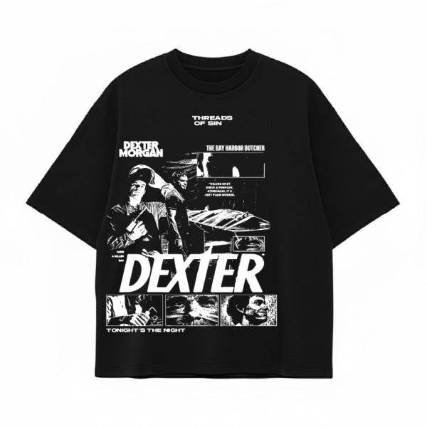 THREADS OF SIN - DEXTER OVERSIZED T-SHIRT