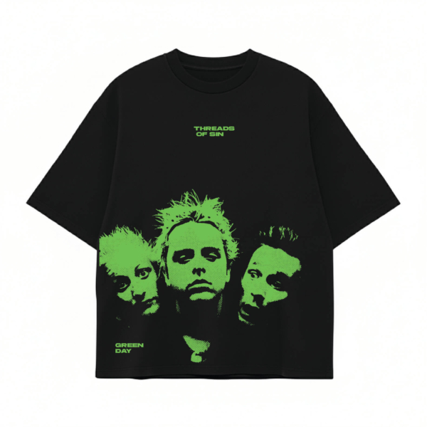 THREADS OF SIN - GREEN DAY OVERSIZED T-SHIRT