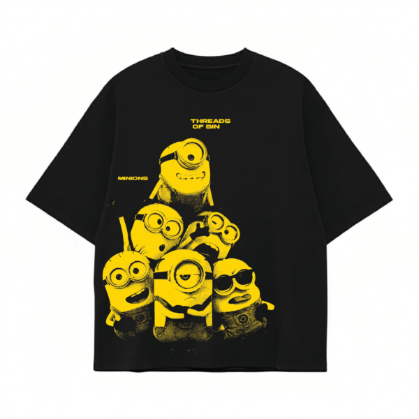 THREADS OF SIN - MINIONS OVERSIZED T-SHIRT