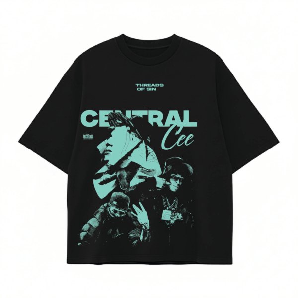 THREADS OF SIN - CENTRAL CEE OVERSIZED T-SHIRT