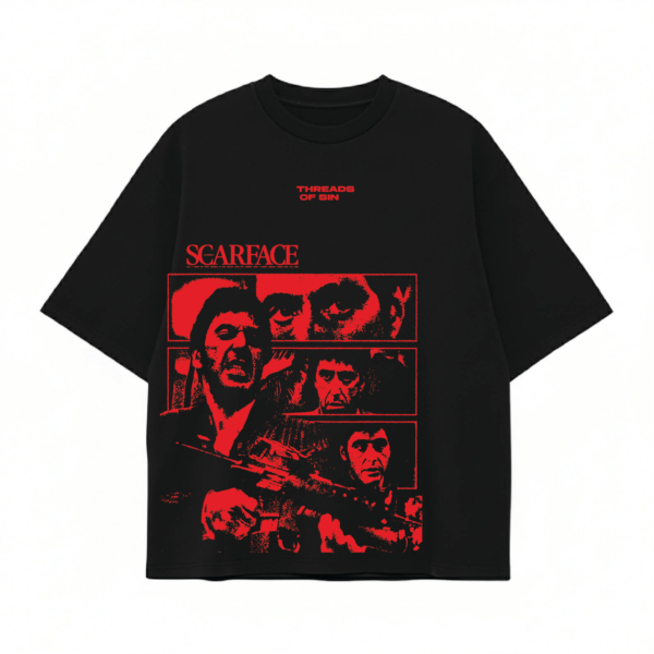 THREADS OF SIN - SCARFACE OVERSIZED T-SHIRT