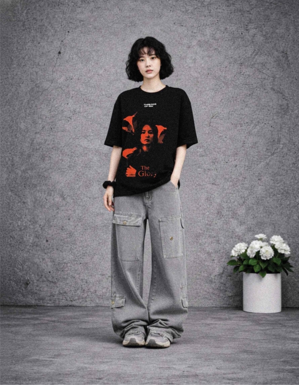 THREADS OF SIN - THE GLORY OVERSIZED T-SHIRT