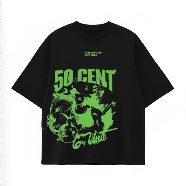 THREADS OF SIN - 50 CENT OVERSIZED T-SHIRT